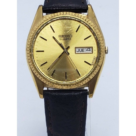 Seiko Men’s Gold Tone Watch 7N43 - 8111